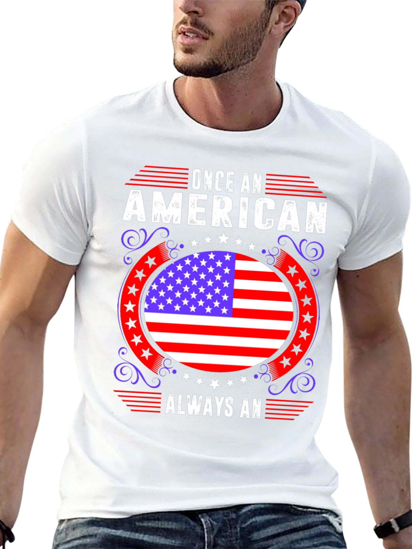 American Pride T-Shirt: Once An American Always An