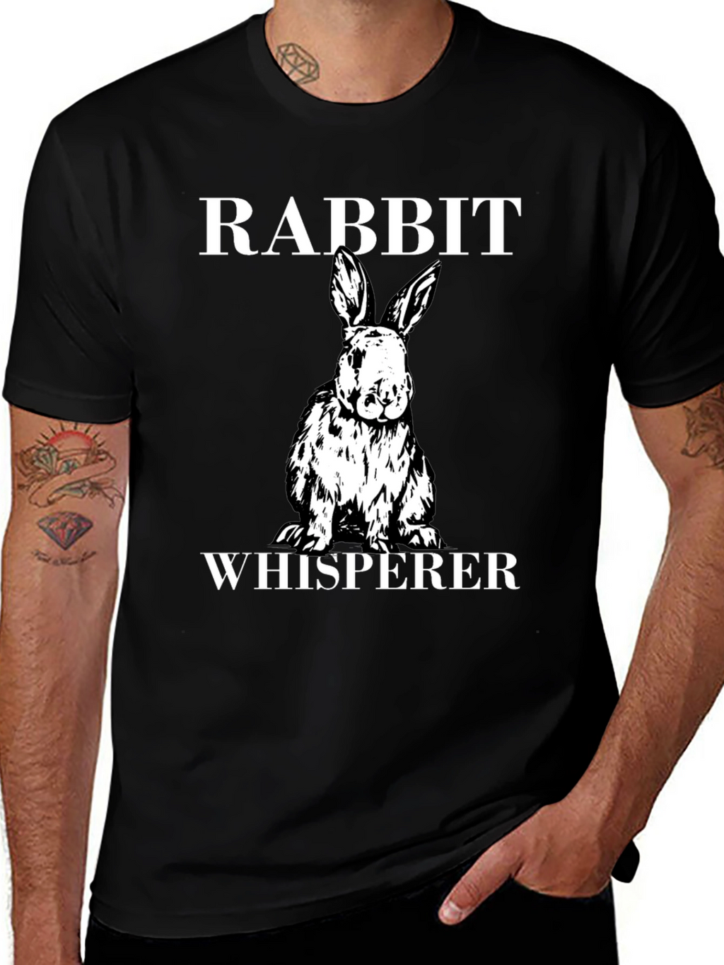 Rabbit Whisperer Graphic T-Shirt