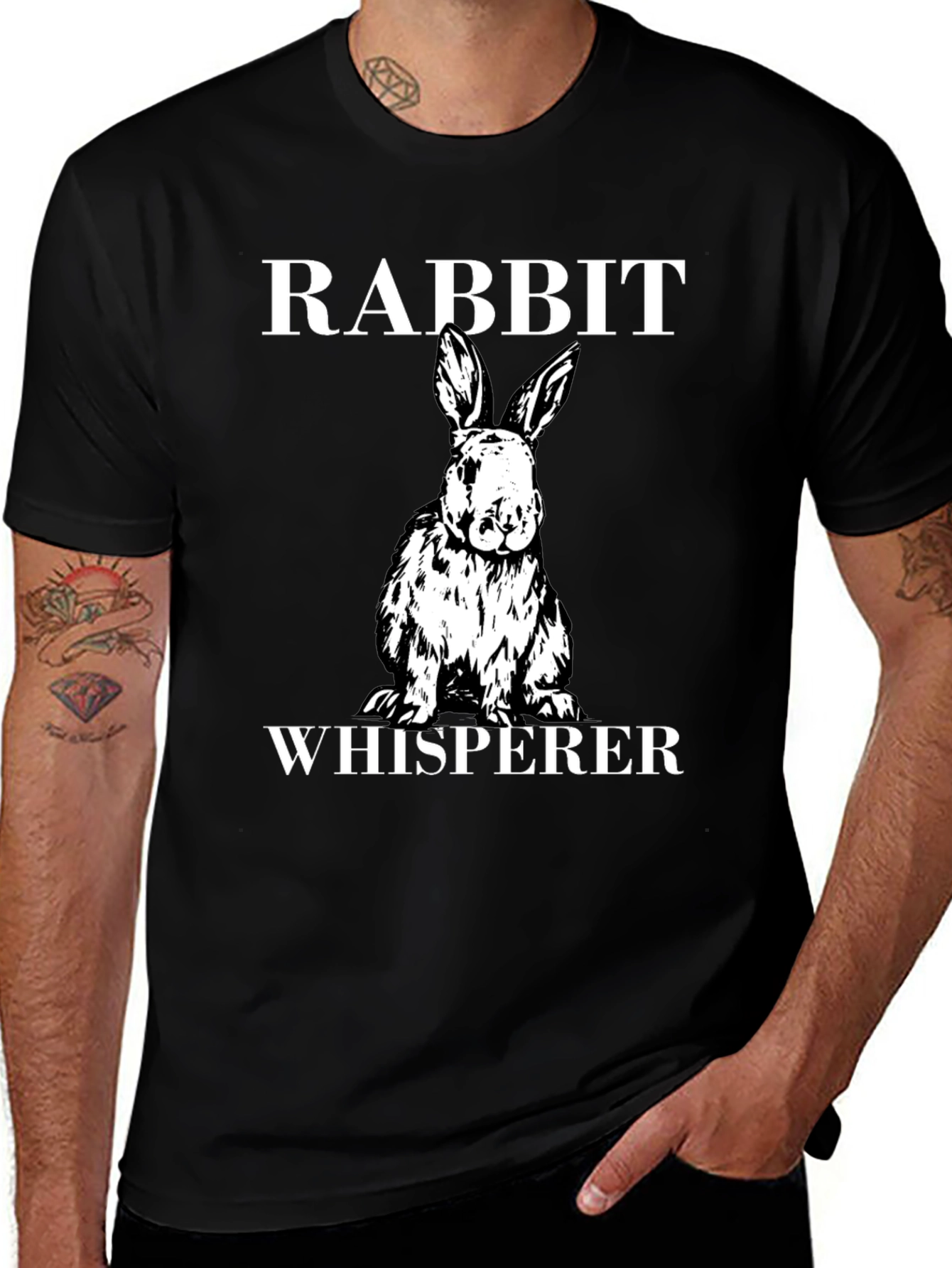 Rabbit Whisperer Graphic T-Shirt