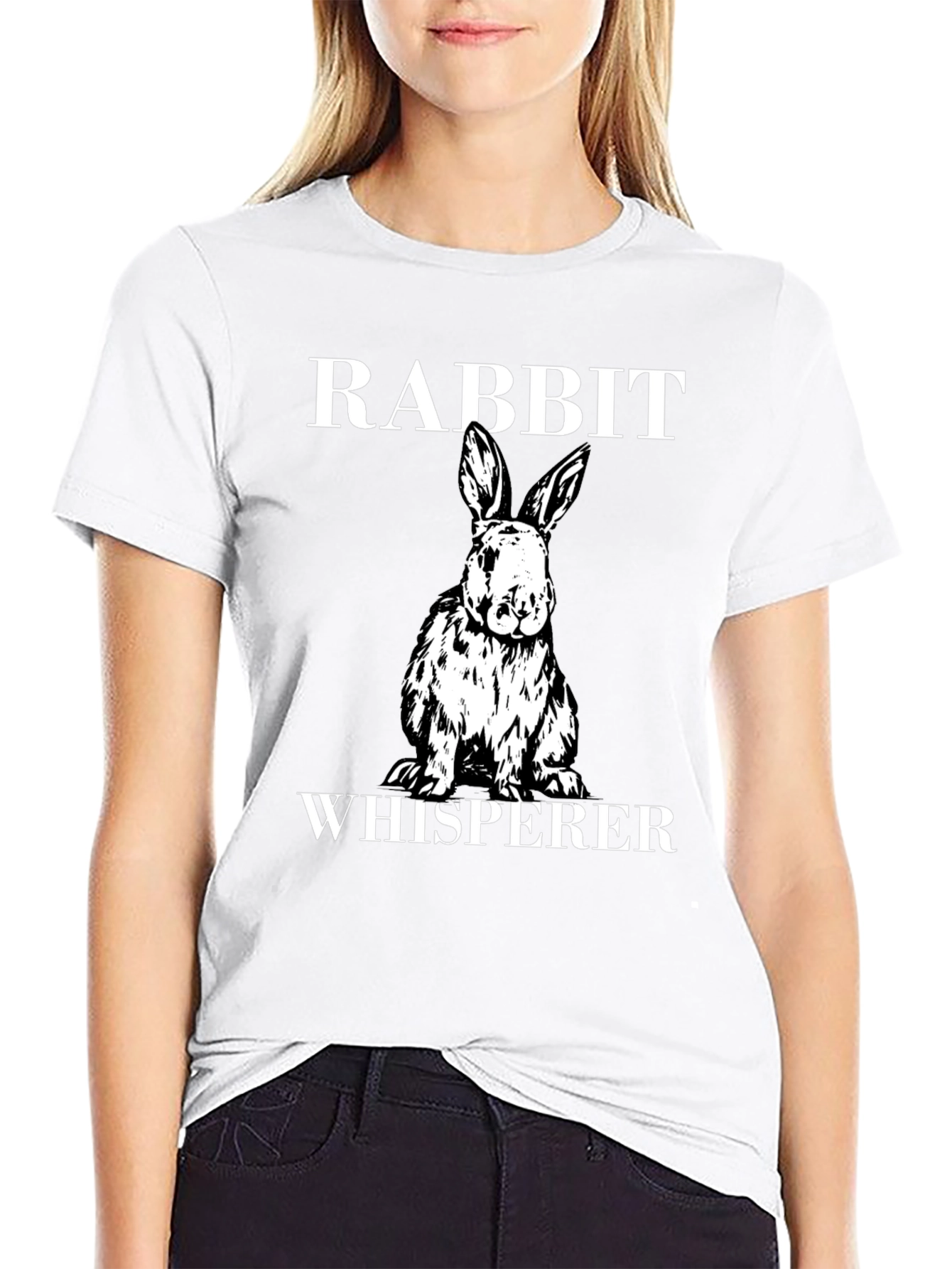 Rabbit Whisperer Graphic T-Shirt