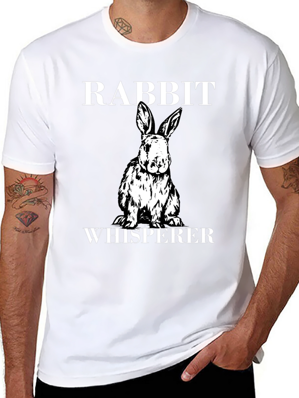 Rabbit Whisperer Graphic T-Shirt