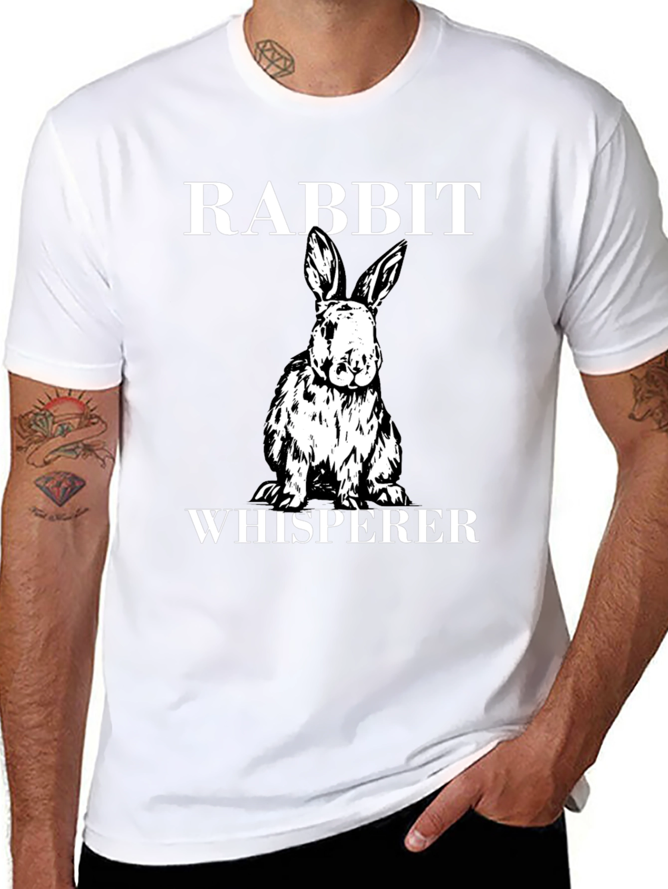 Rabbit Whisperer Graphic T-Shirt