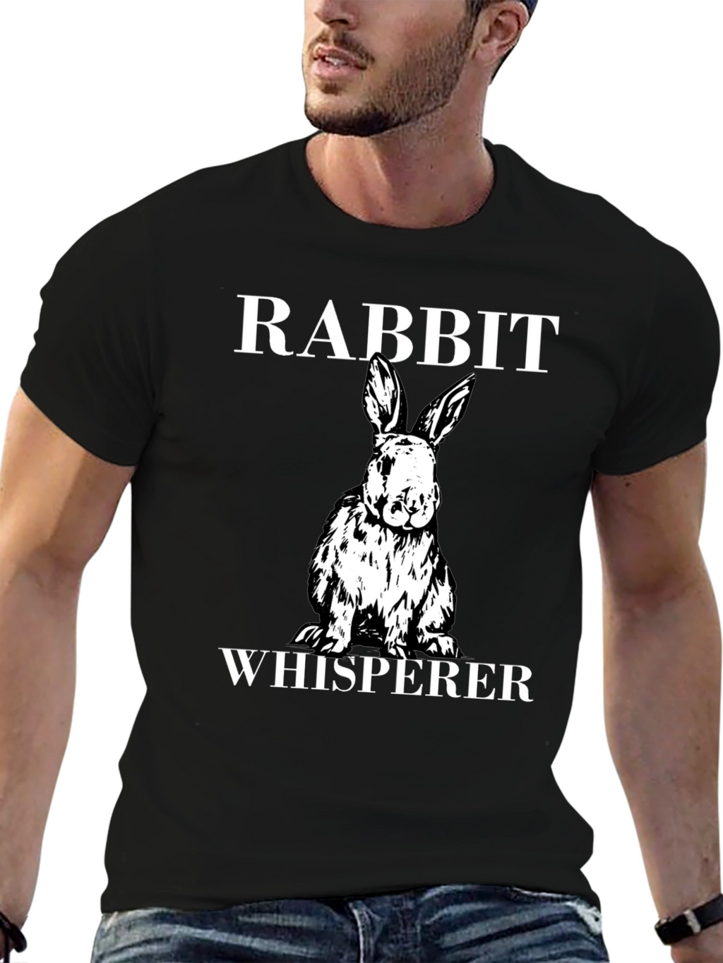 Rabbit Whisperer Graphic T-Shirt