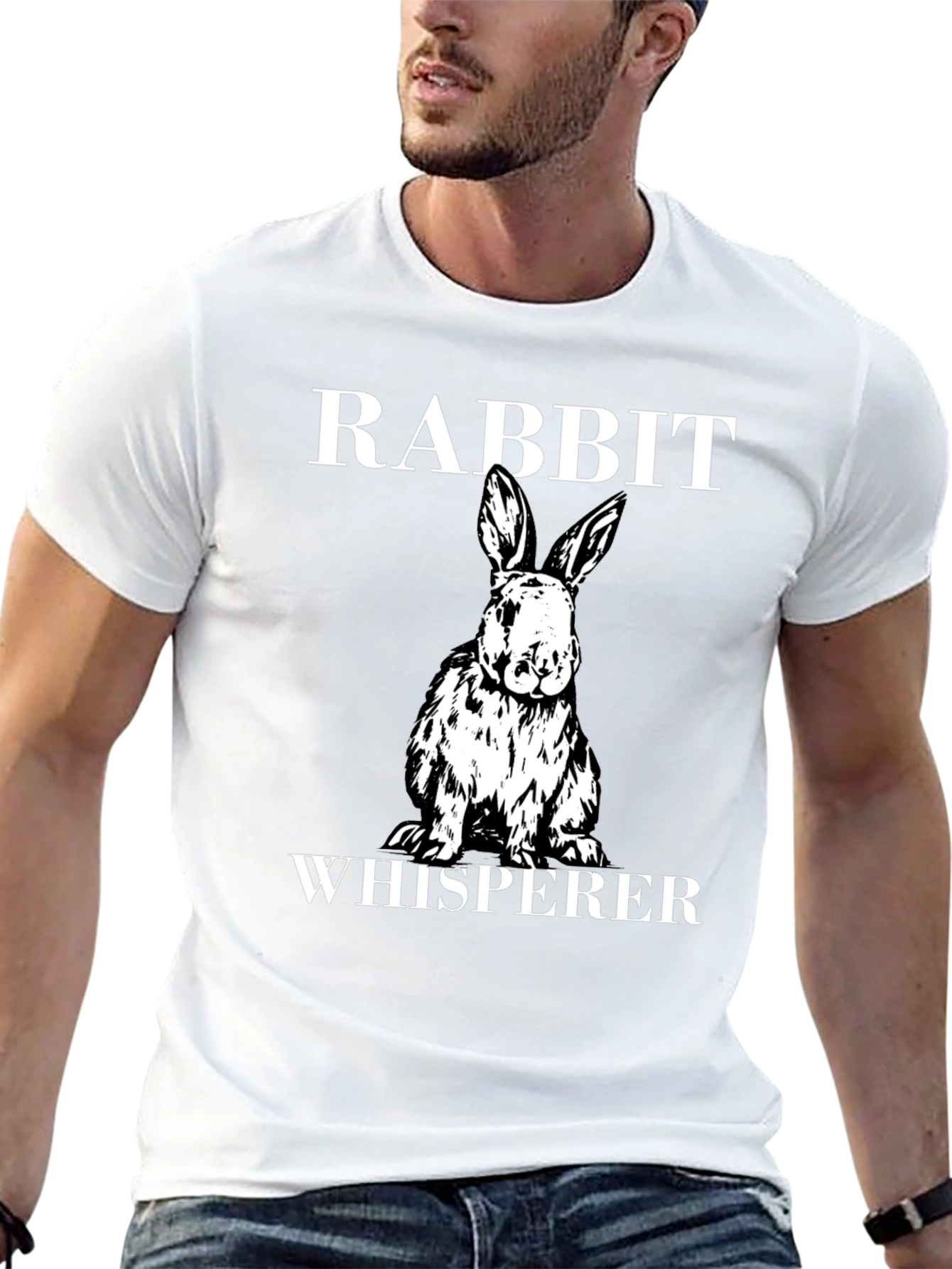 Rabbit Whisperer Graphic T-Shirt