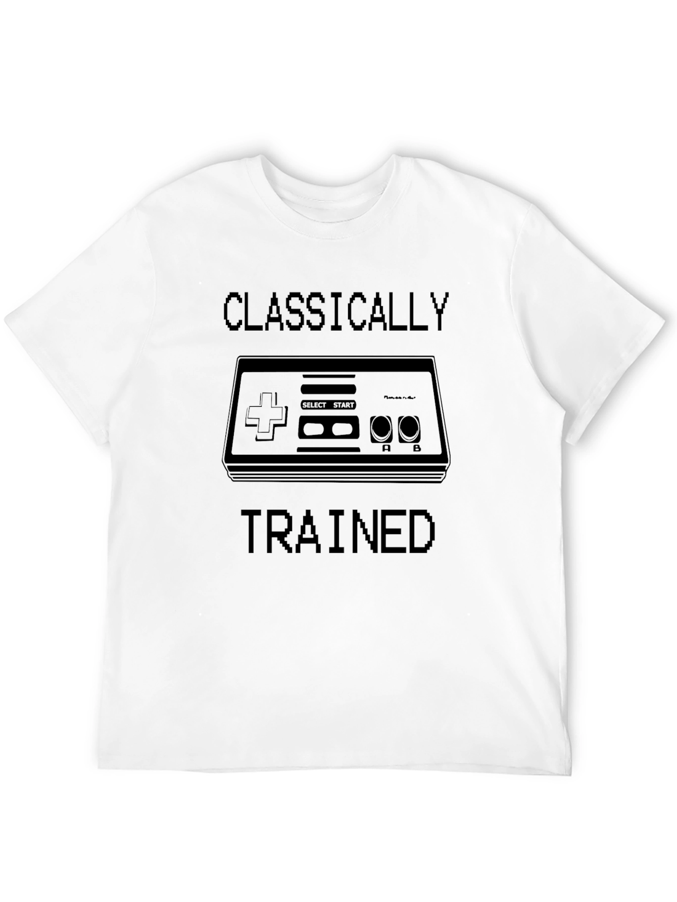 Classically Trained Gamer T-Shirt - Retro Video Game Style