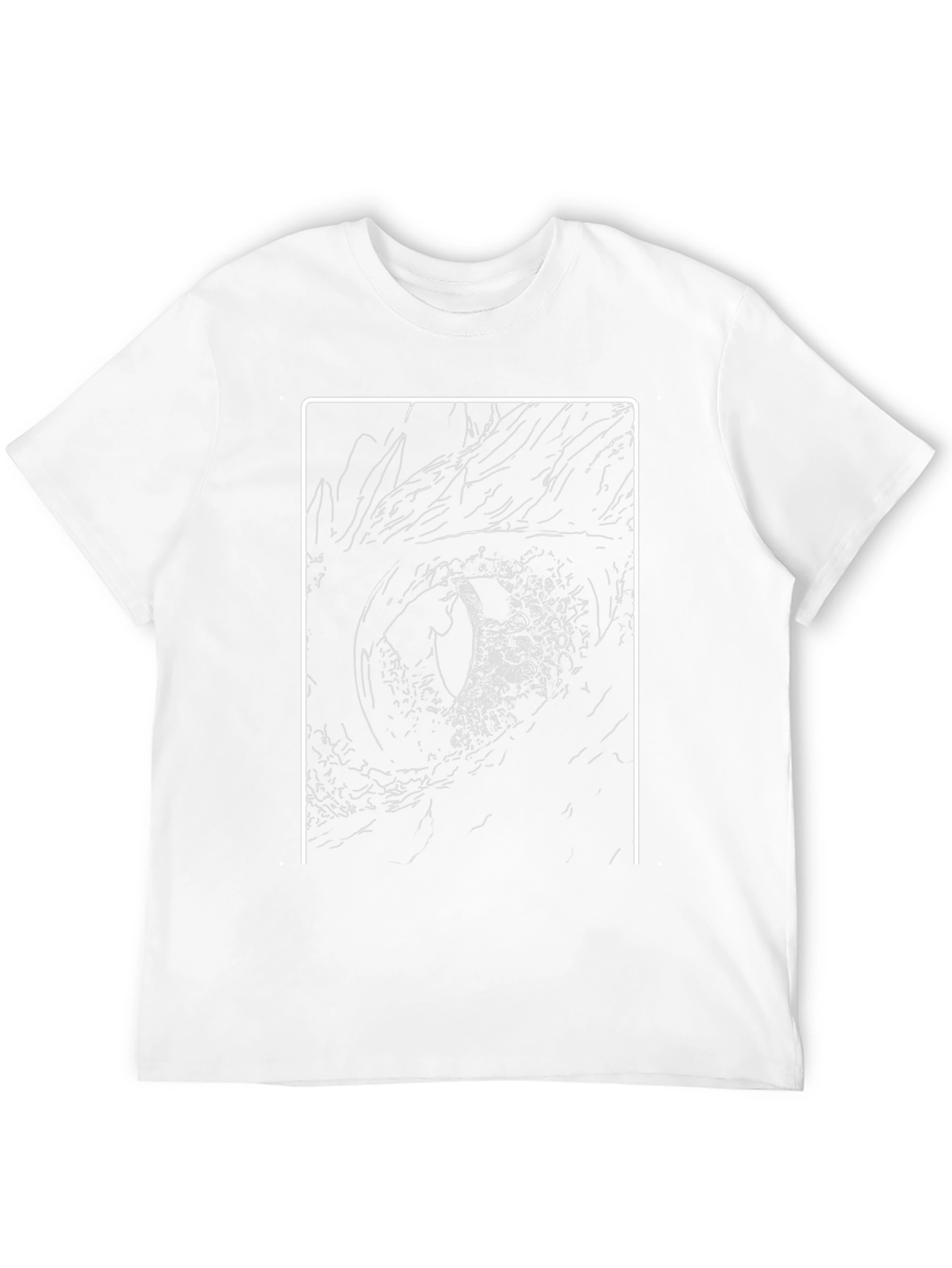 Dragon Eye Graphic Tee - Black Cotton T-Shirt