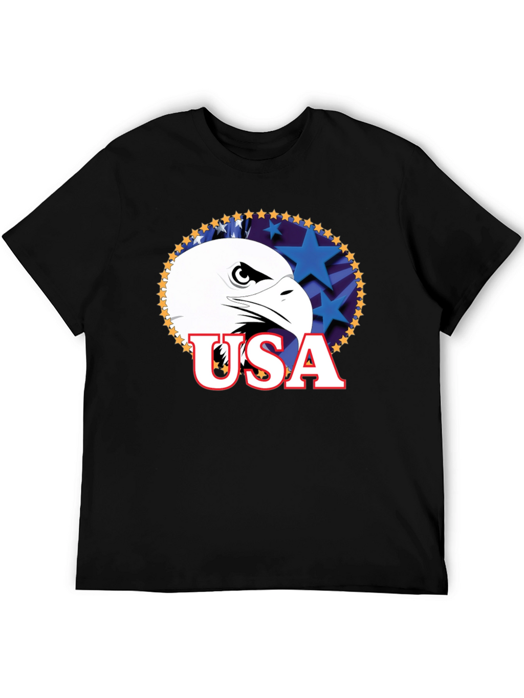 Patriotic USA Eagle Graphic T-Shirt