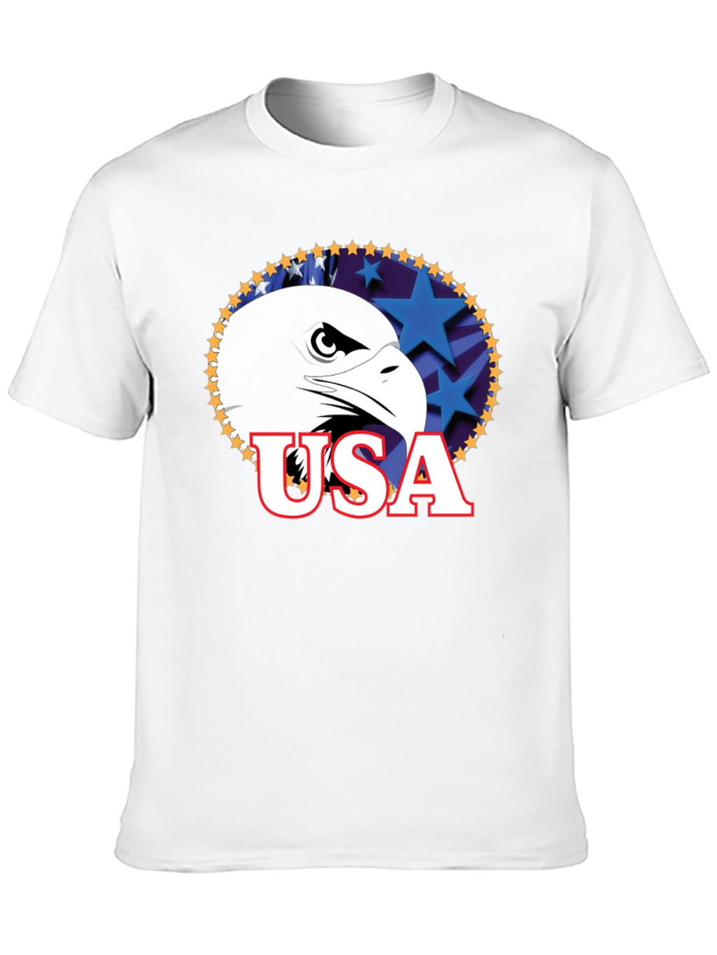 Patriotic USA Eagle Graphic T-Shirt