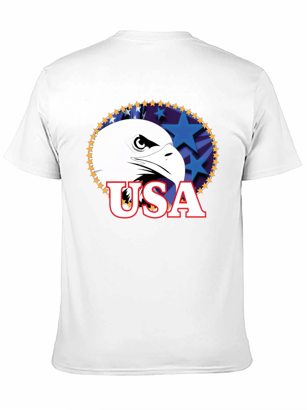 Patriotic USA Eagle Graphic T-Shirt