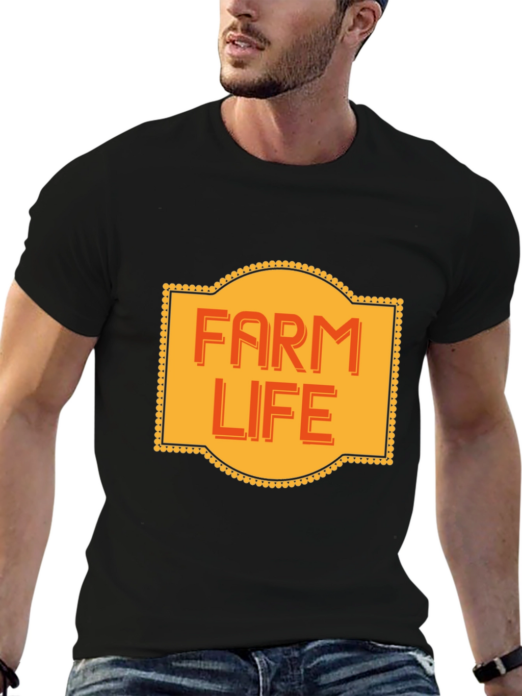 Farm Life Graphic Tee - Soft Cotton Blend Shirt