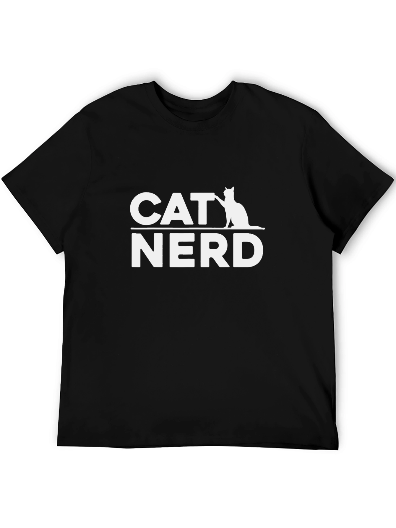 Cat Nerd T-Shirt - Funny Graphic Tee for Cat Lovers