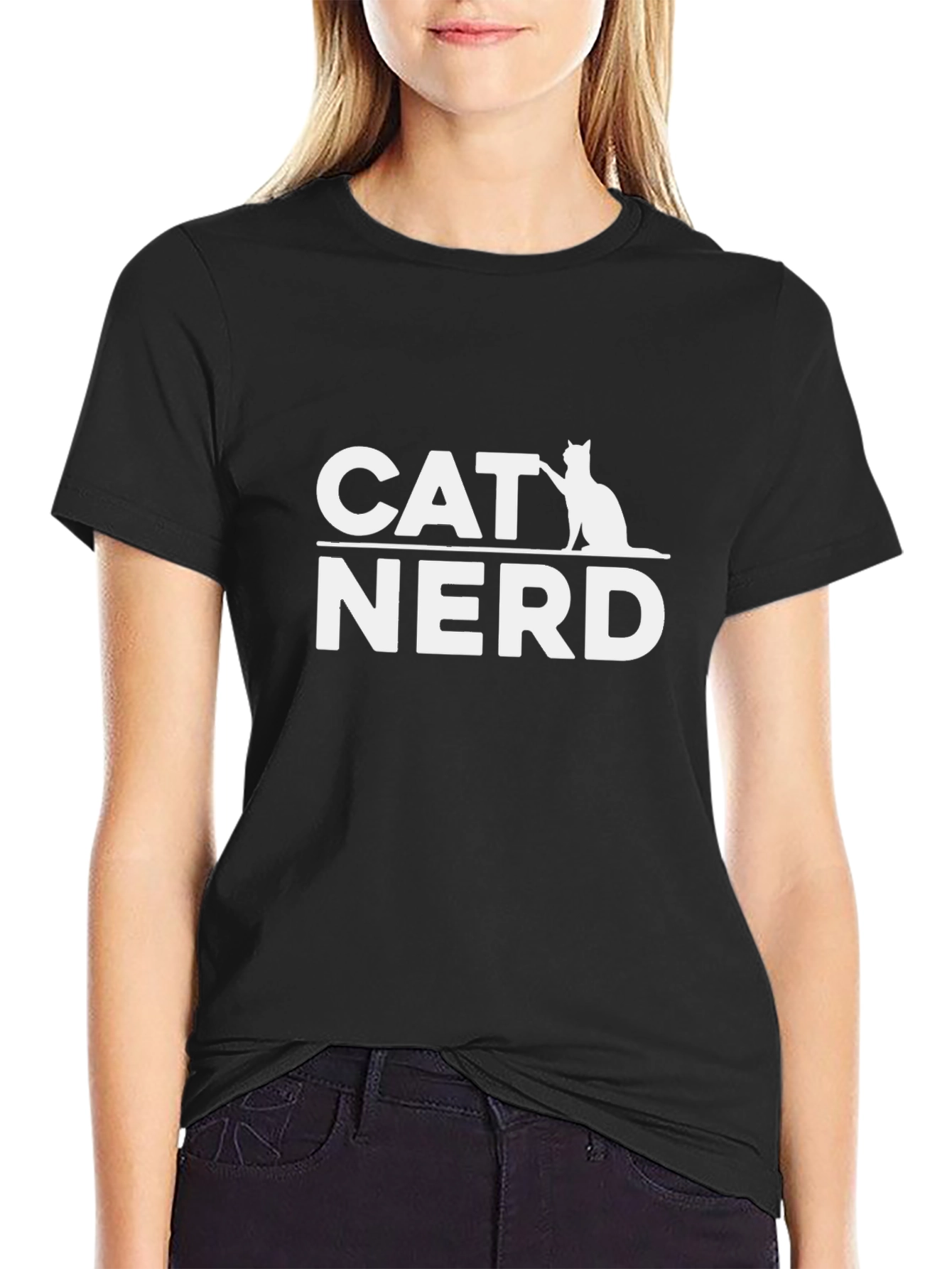 Cat Nerd T-Shirt - Funny Graphic Tee for Cat Lovers