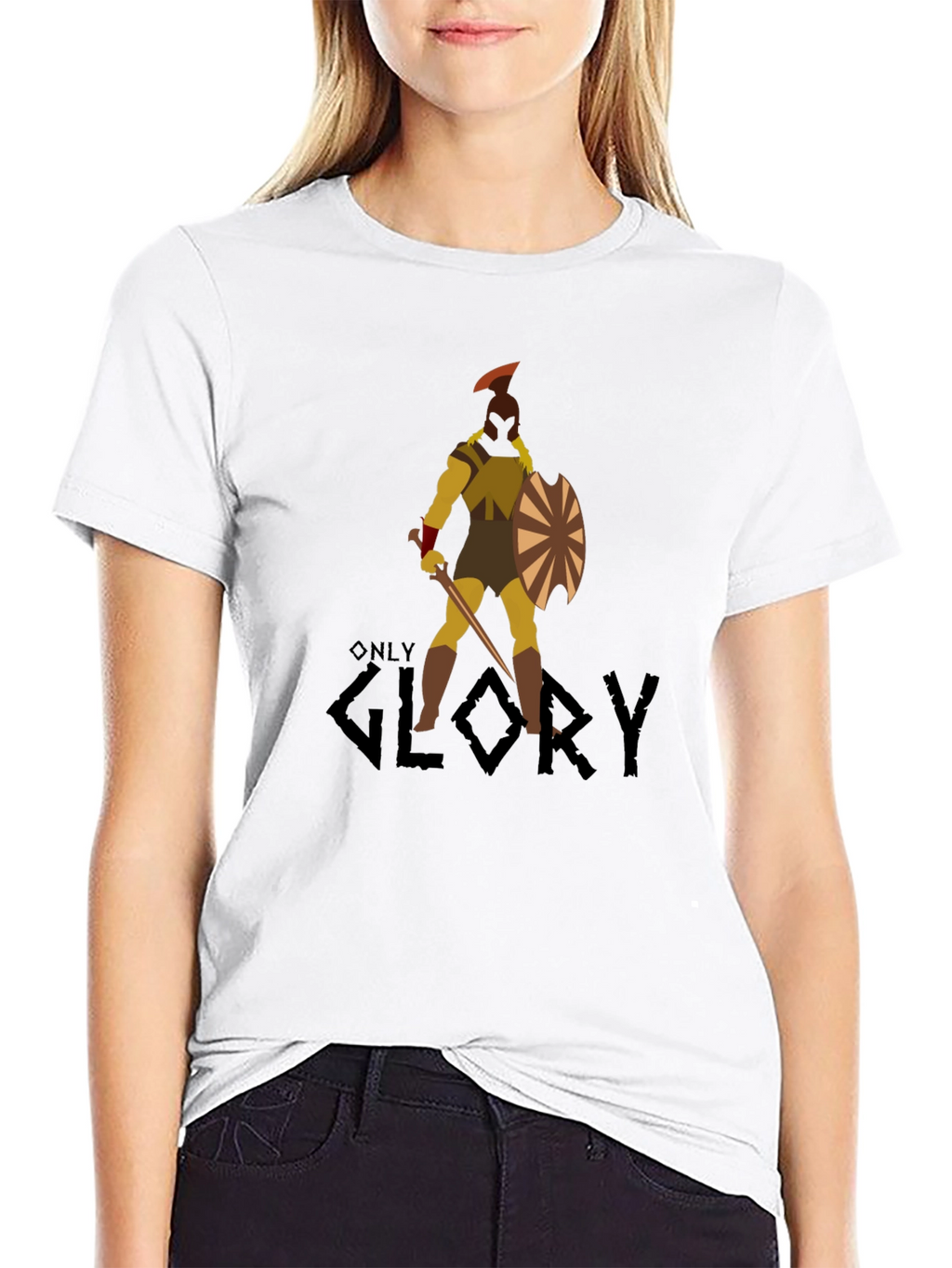 Warrior Graphic Black T-Shirt