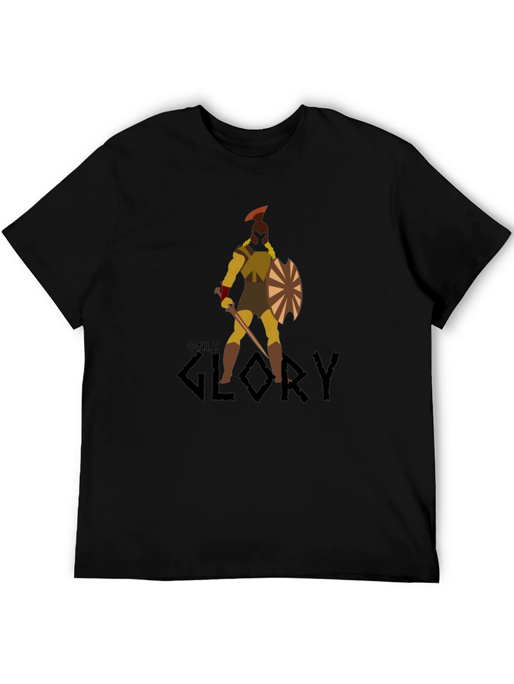 Warrior Graphic Black T-Shirt