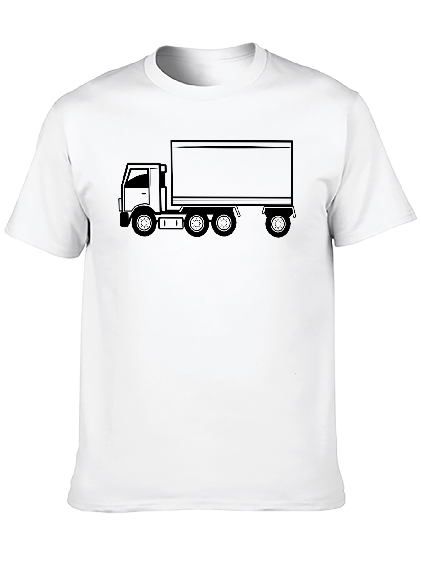 Truck Graphic T-Shirt - Black Classic Fit