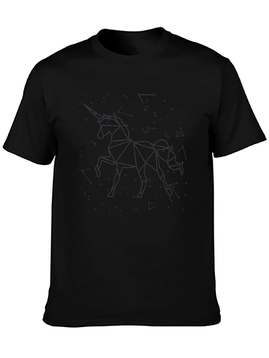 Unicorn Constellation Graphic Tee - Black