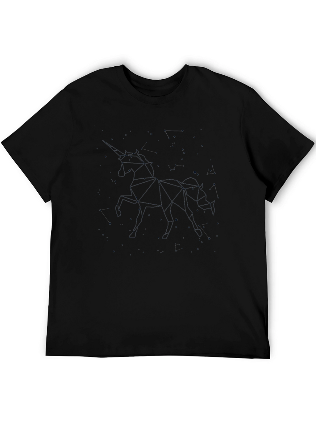 Unicorn Constellation Graphic Tee - Black