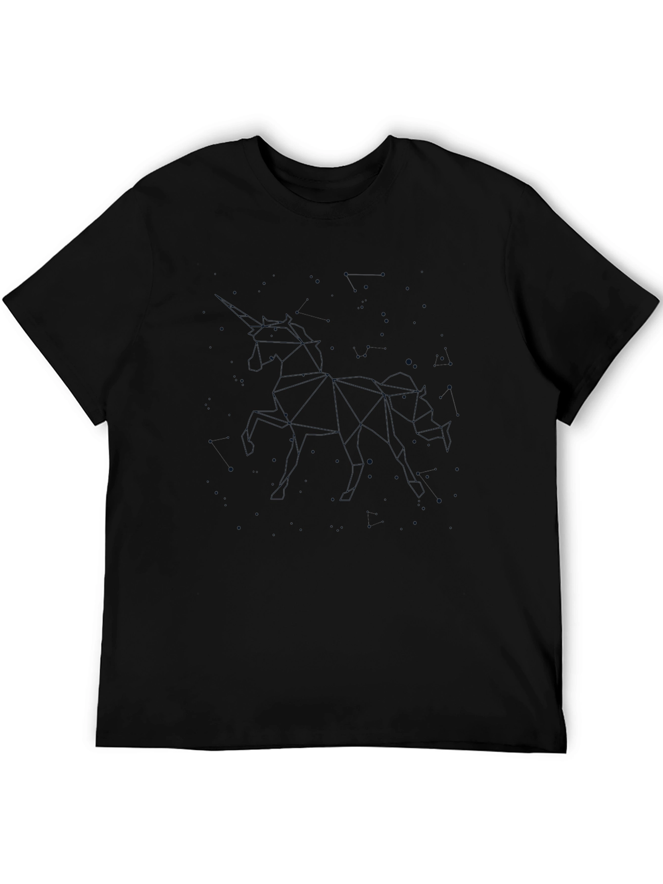 Unicorn Constellation Graphic Tee - Black