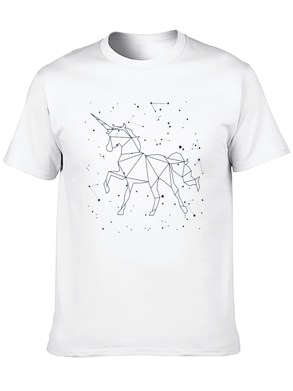 Unicorn Constellation Graphic Tee - Black