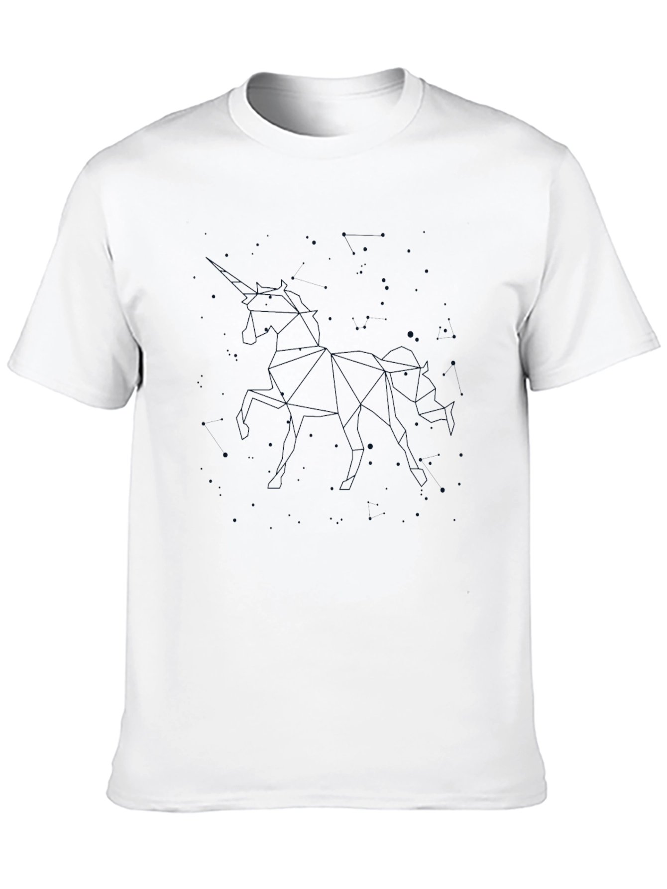 Unicorn Constellation Graphic Tee - Black
