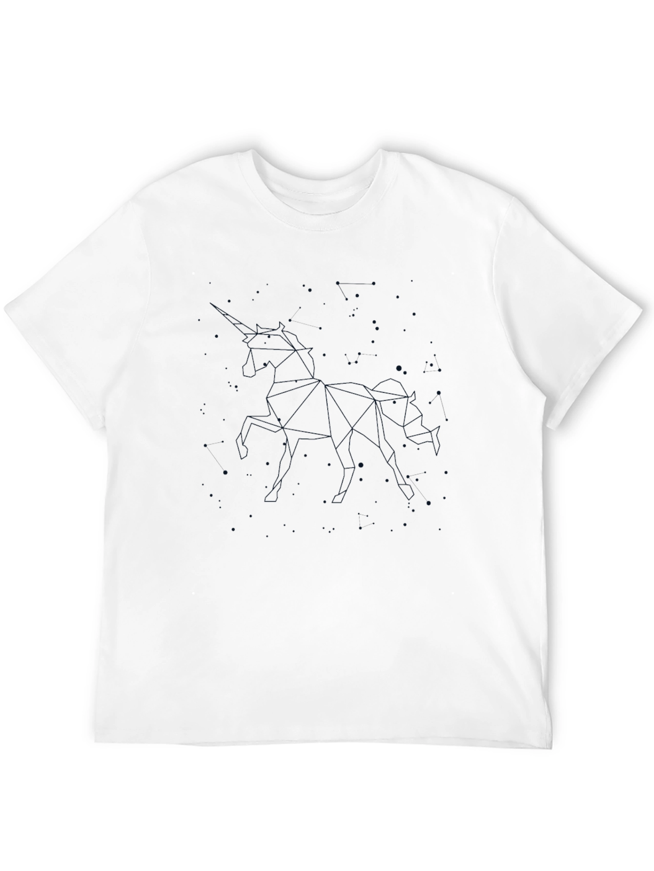 Unicorn Constellation Graphic Tee - Black