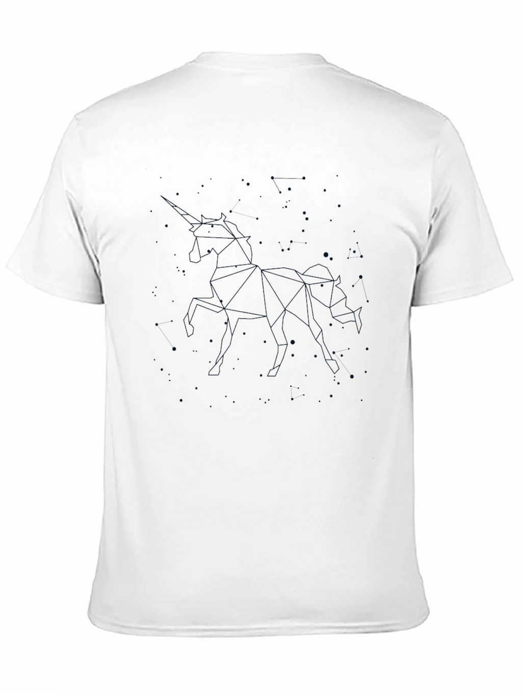 Unicorn Constellation Graphic Tee - Black