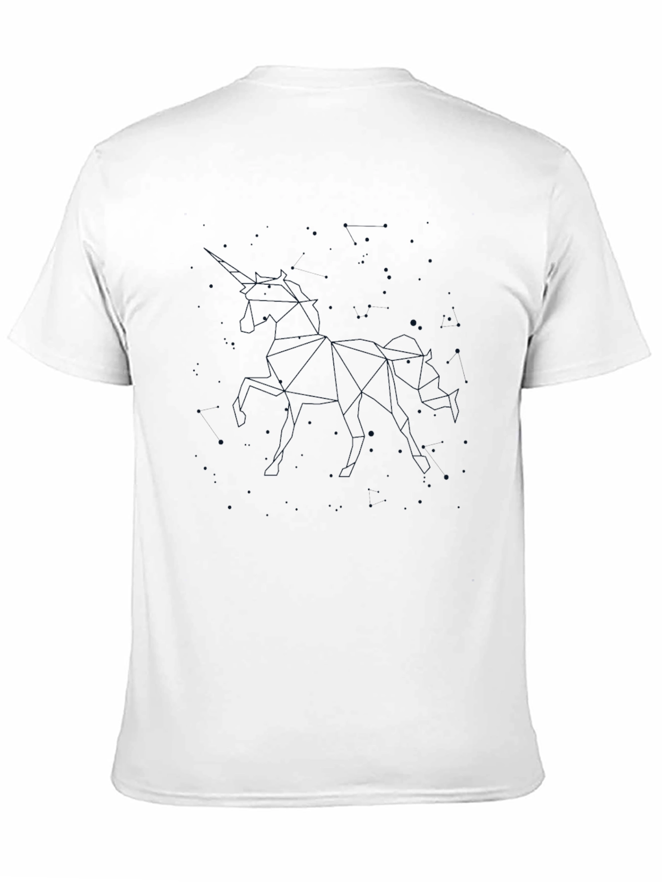 Unicorn Constellation Graphic Tee - Black
