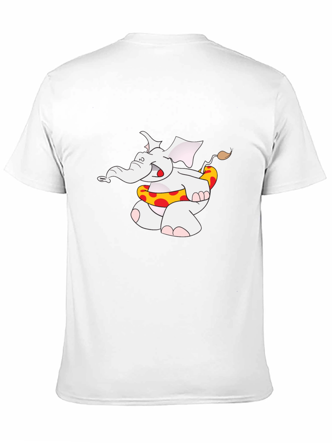 Elephant Summer Fun Black T-Shirt
