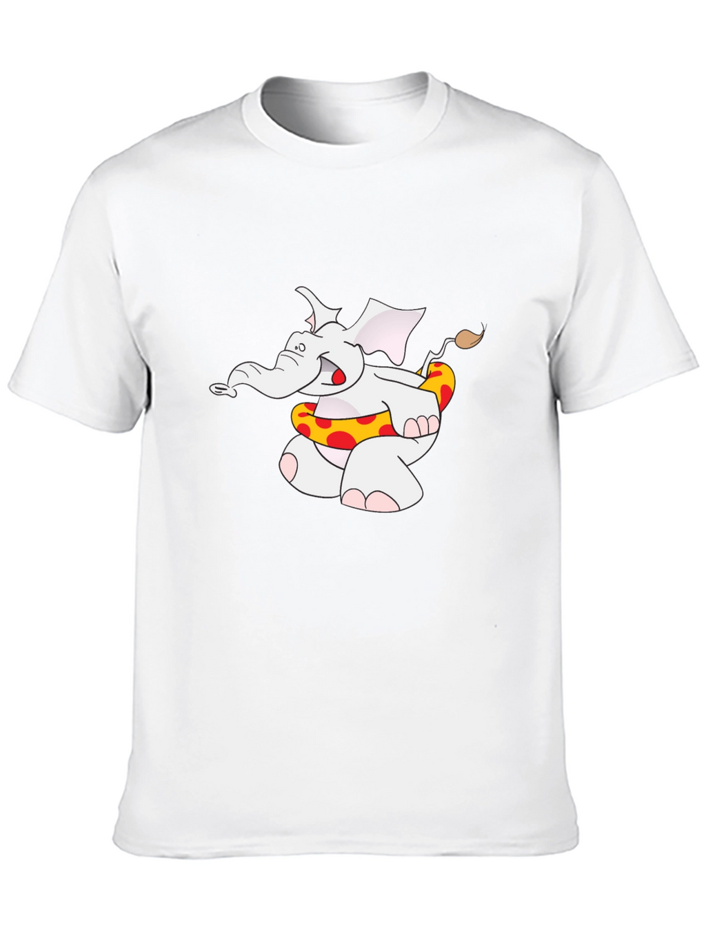 Elephant Summer Fun Black T-Shirt
