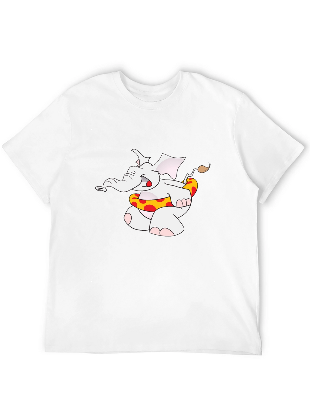 Elephant Summer Fun Black T-Shirt