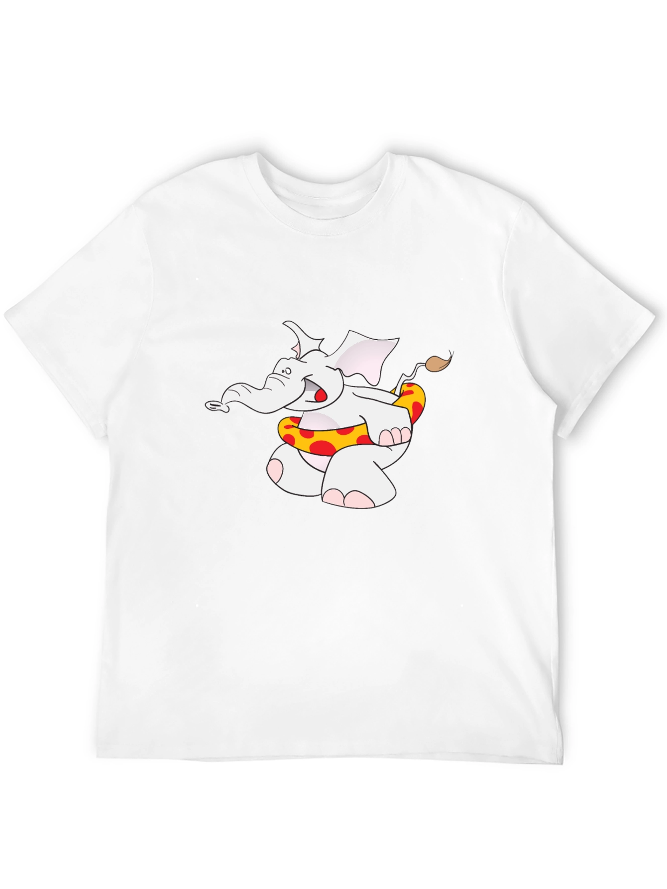 Elephant Summer Fun Black T-Shirt