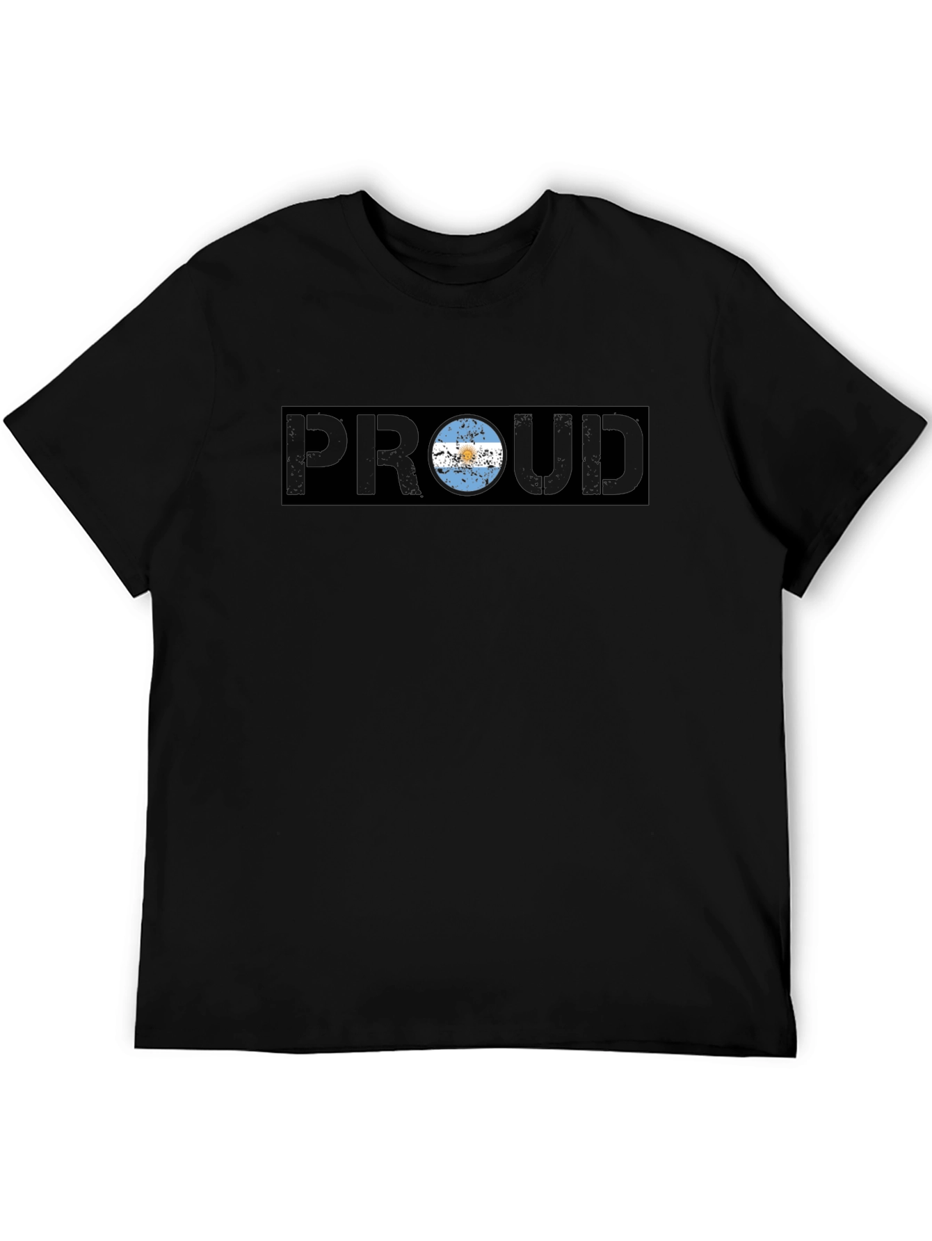 Argentina Proud Graphic T-Shirt - Black