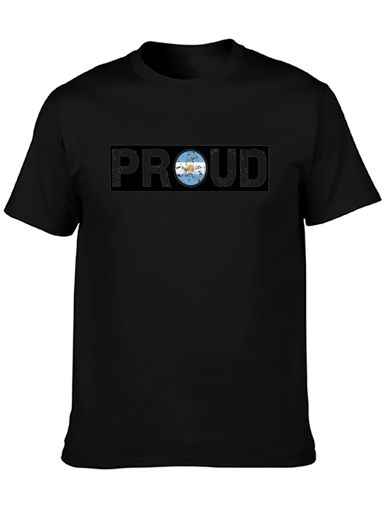 Argentina Proud Graphic T-Shirt - Black