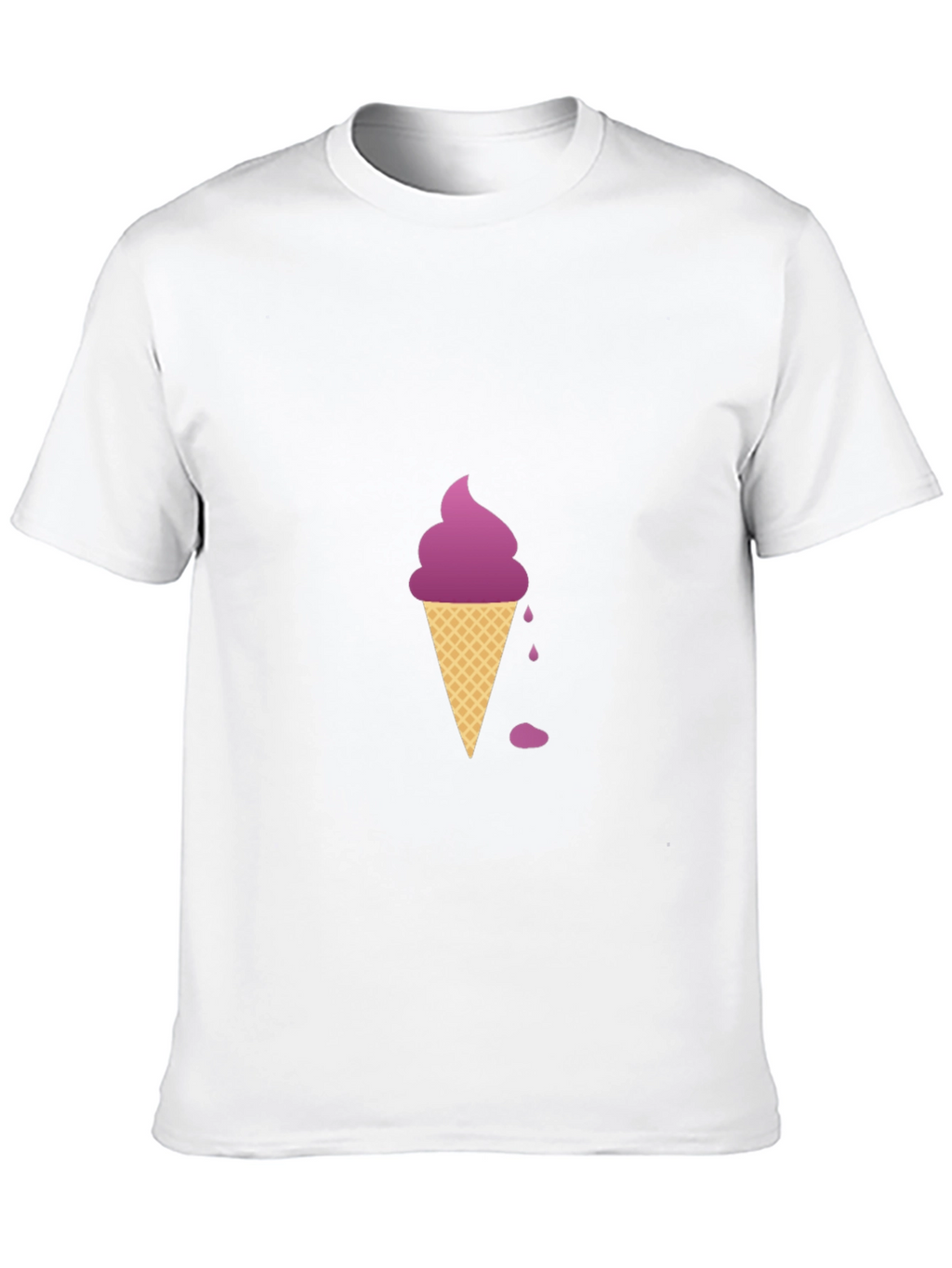 Purple Ice Cream Graphic Tee
