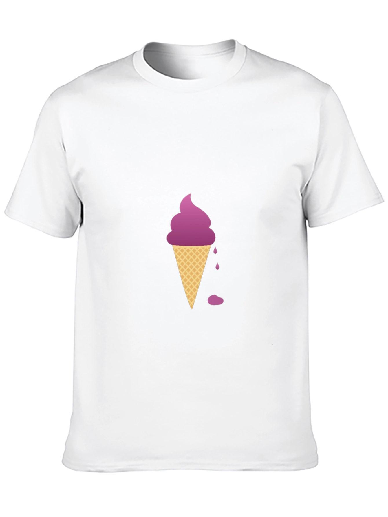 Purple Ice Cream Graphic Tee