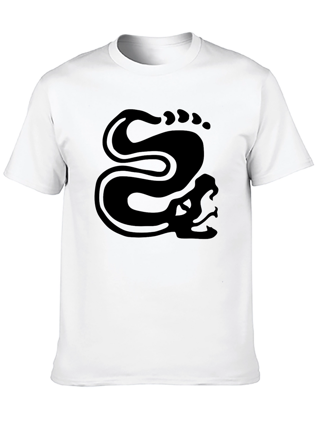 Black Snake Graphic Tee - Mens Stylish Casual Top