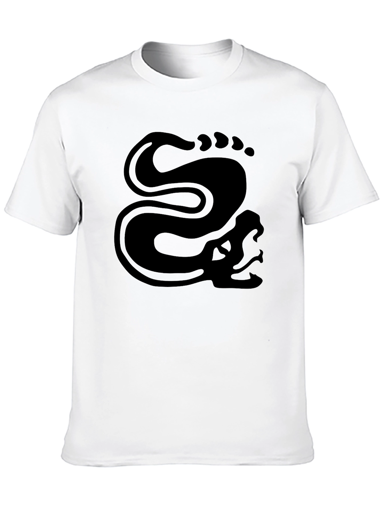 Black Snake Graphic Tee - Mens Stylish Casual Top