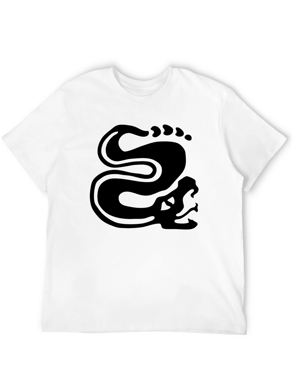 Black Snake Graphic Tee - Mens Stylish Casual Top