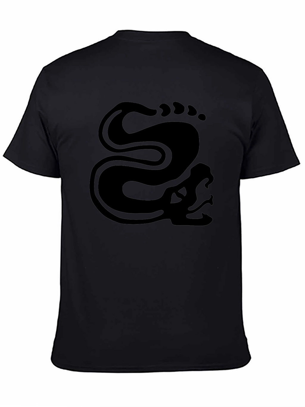 Black Snake Graphic Tee - Mens Stylish Casual Top