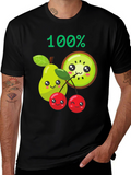 100% Fruit Kawaii Graphic Tee