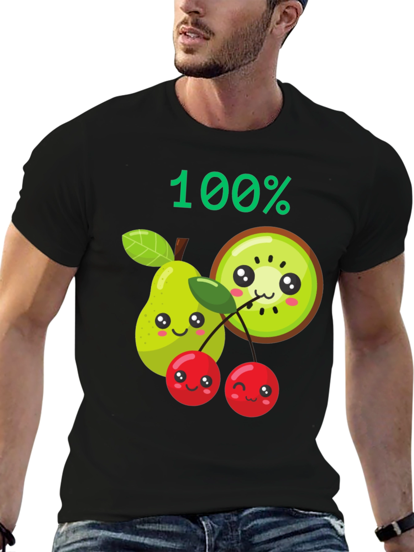 100% Fruit Kawaii Graphic Tee