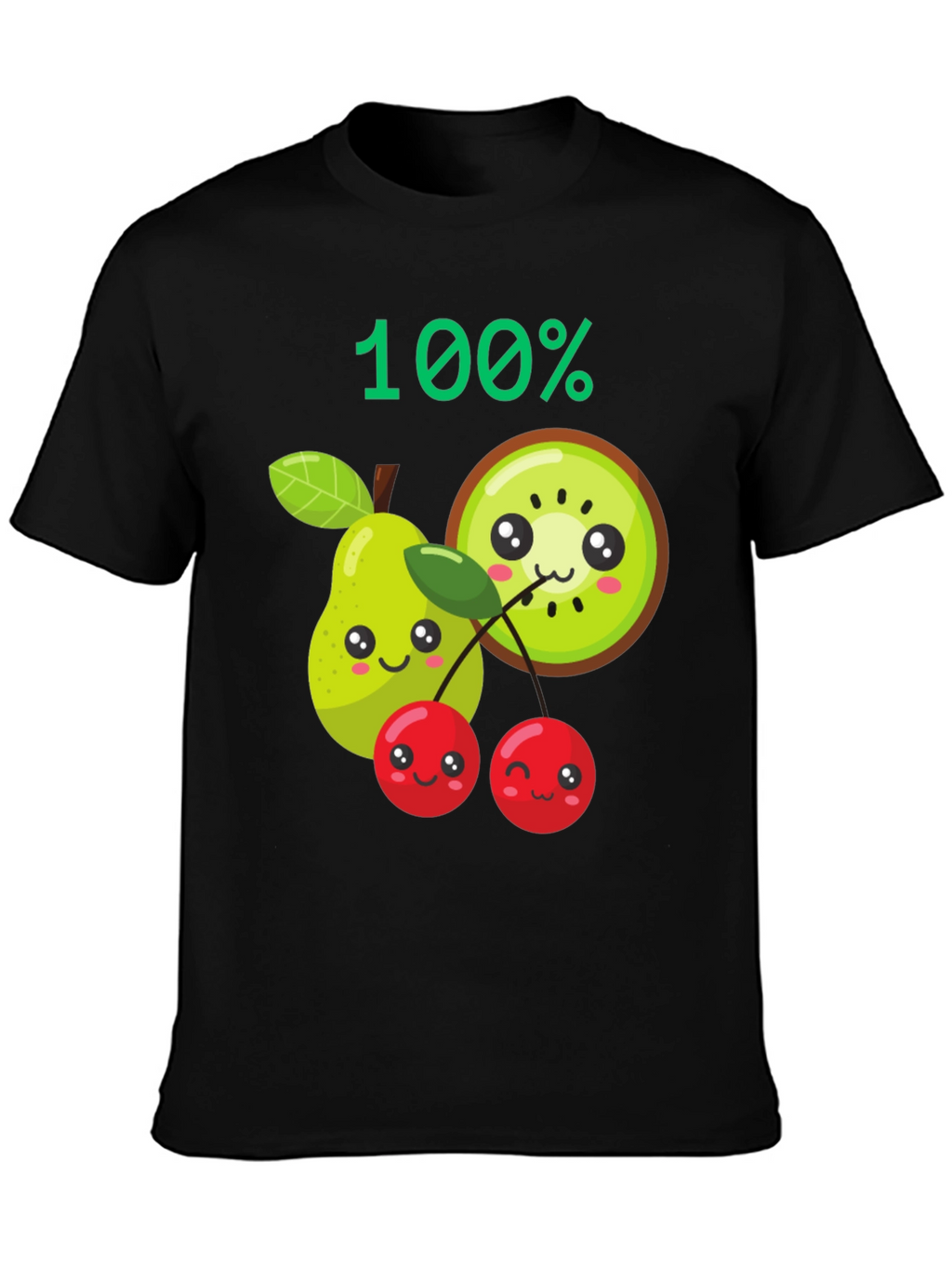 100% Fruit Kawaii Graphic Tee