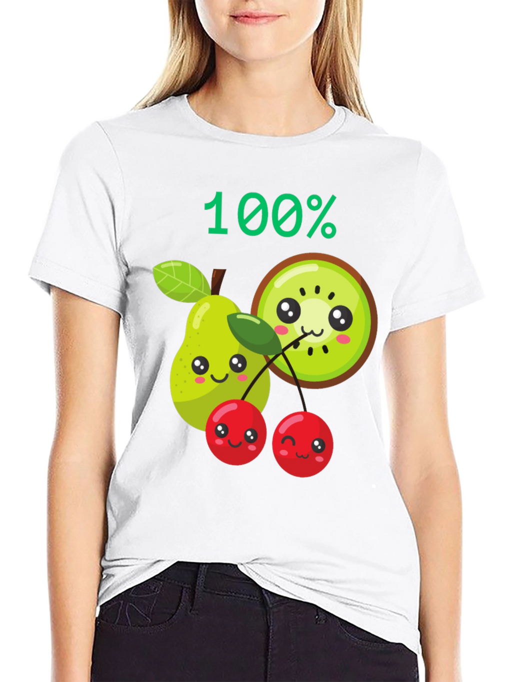 100% Fruit Kawaii Graphic Tee