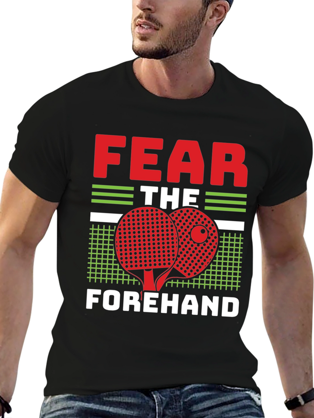 Fear the Forehand Table Tennis T-Shirt