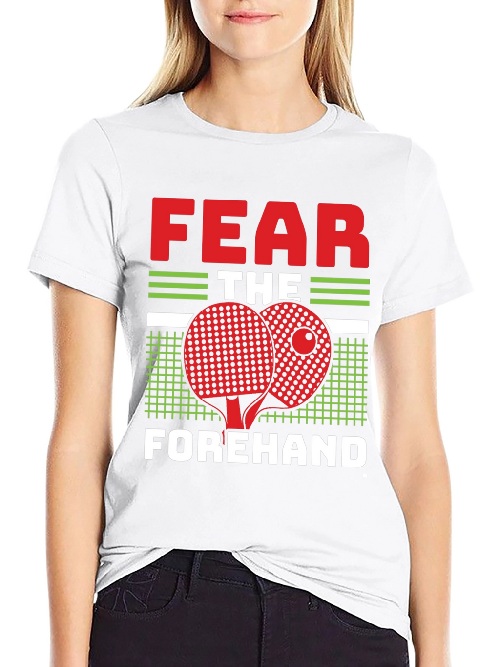 Fear the Forehand Table Tennis T-Shirt