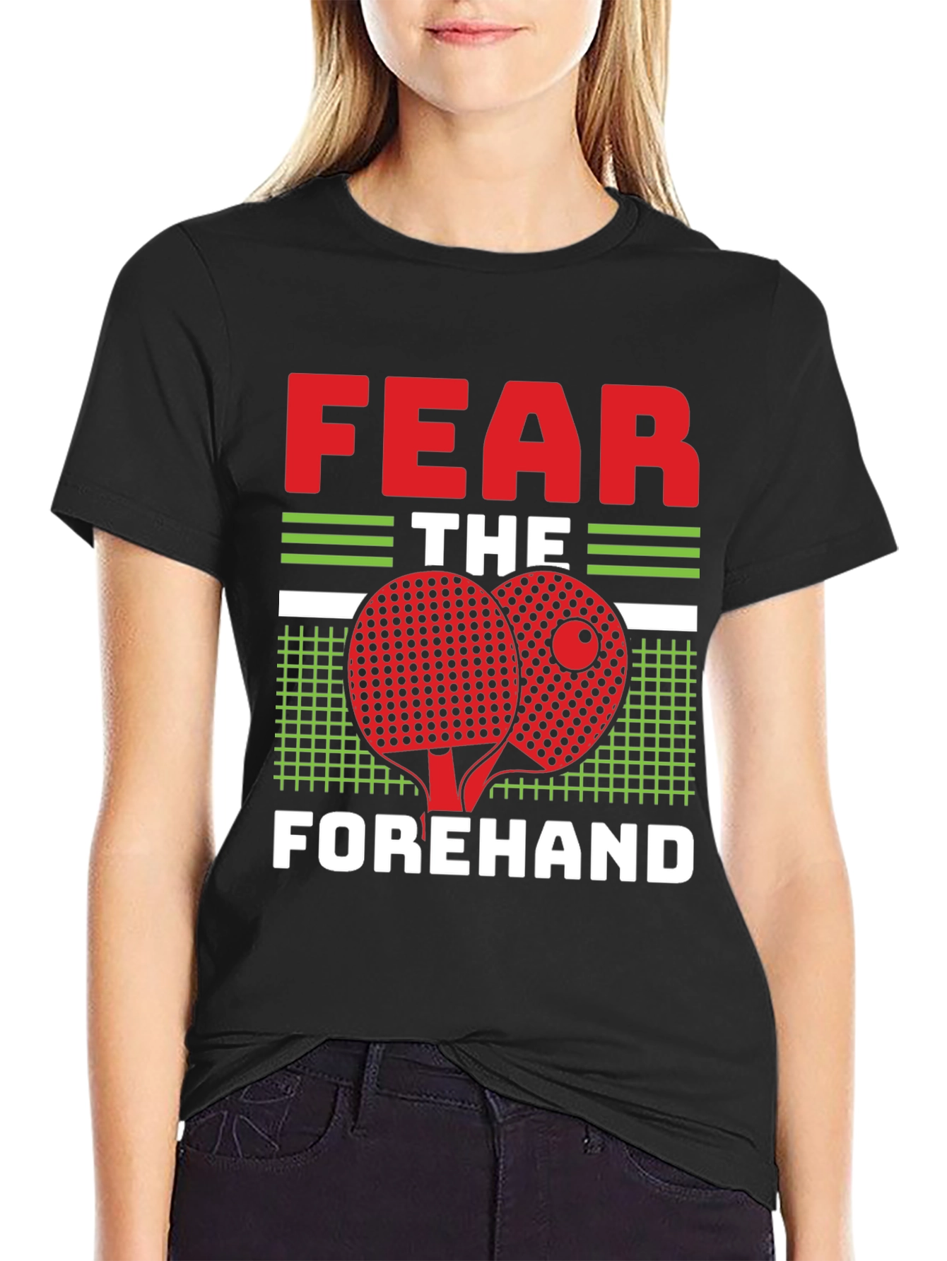 Fear the Forehand Table Tennis T-Shirt