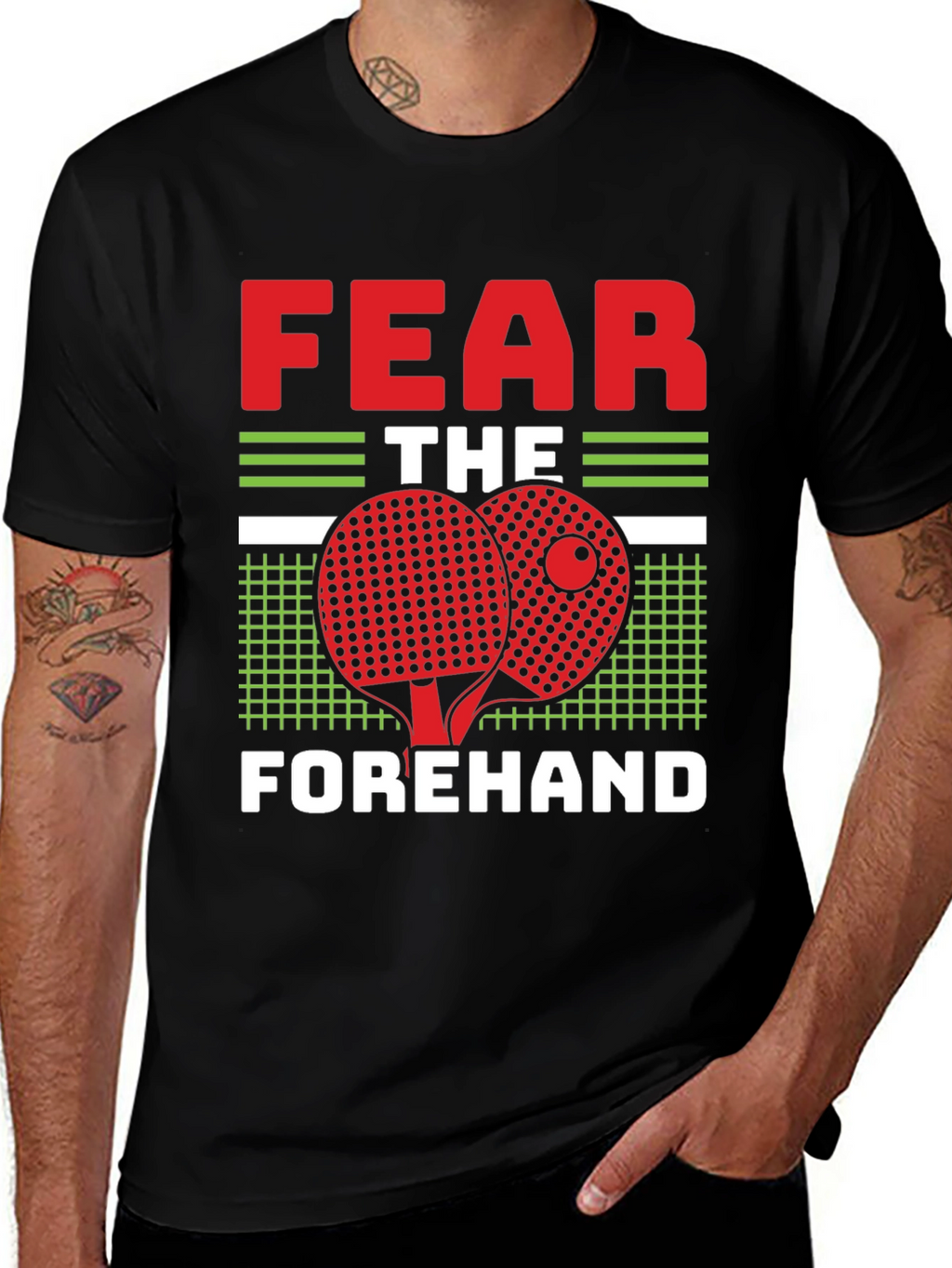 Fear the Forehand Table Tennis T-Shirt