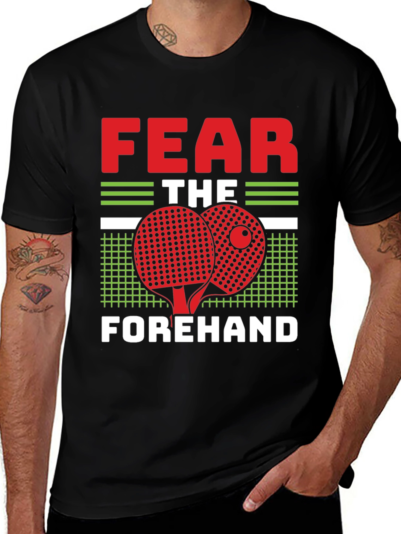 Fear the Forehand Table Tennis T-Shirt