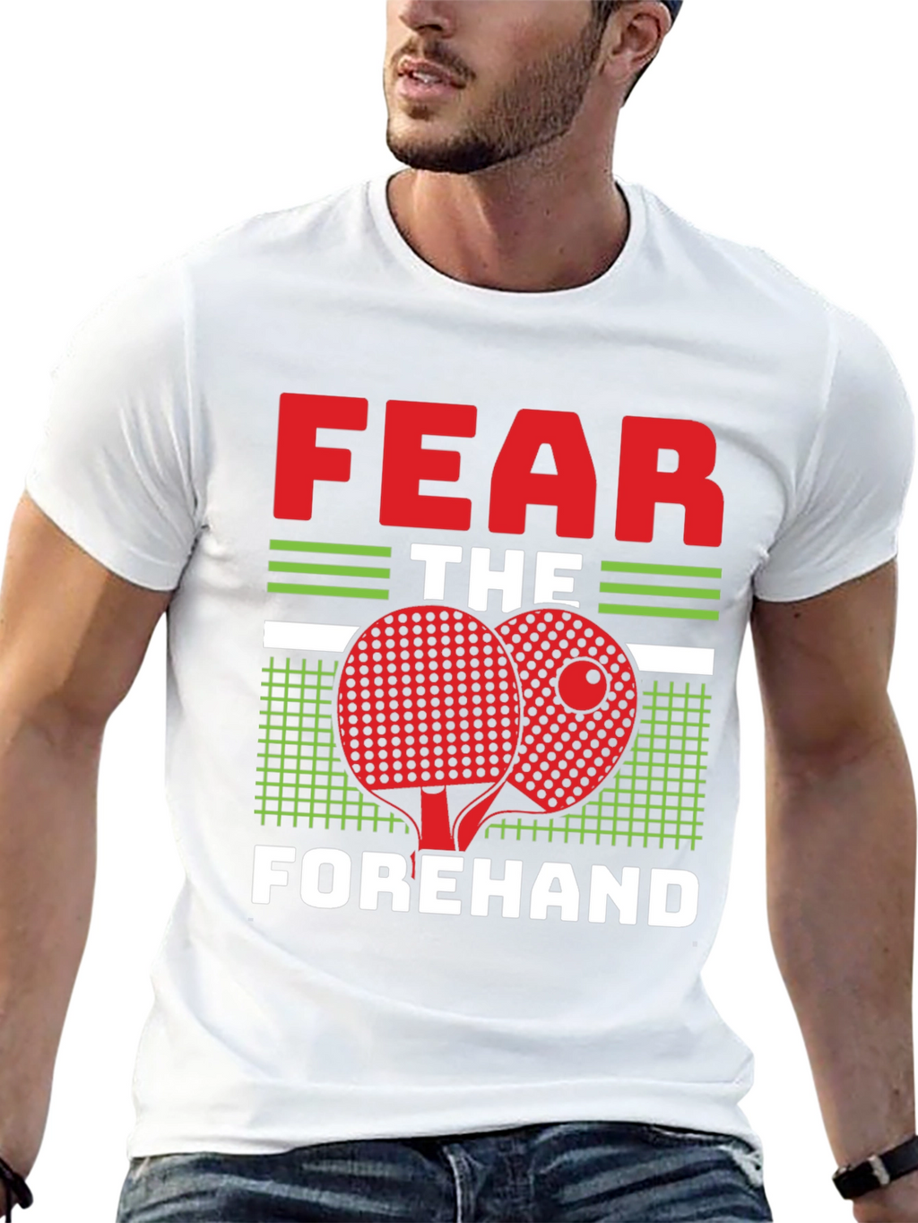 Fear the Forehand Table Tennis T-Shirt