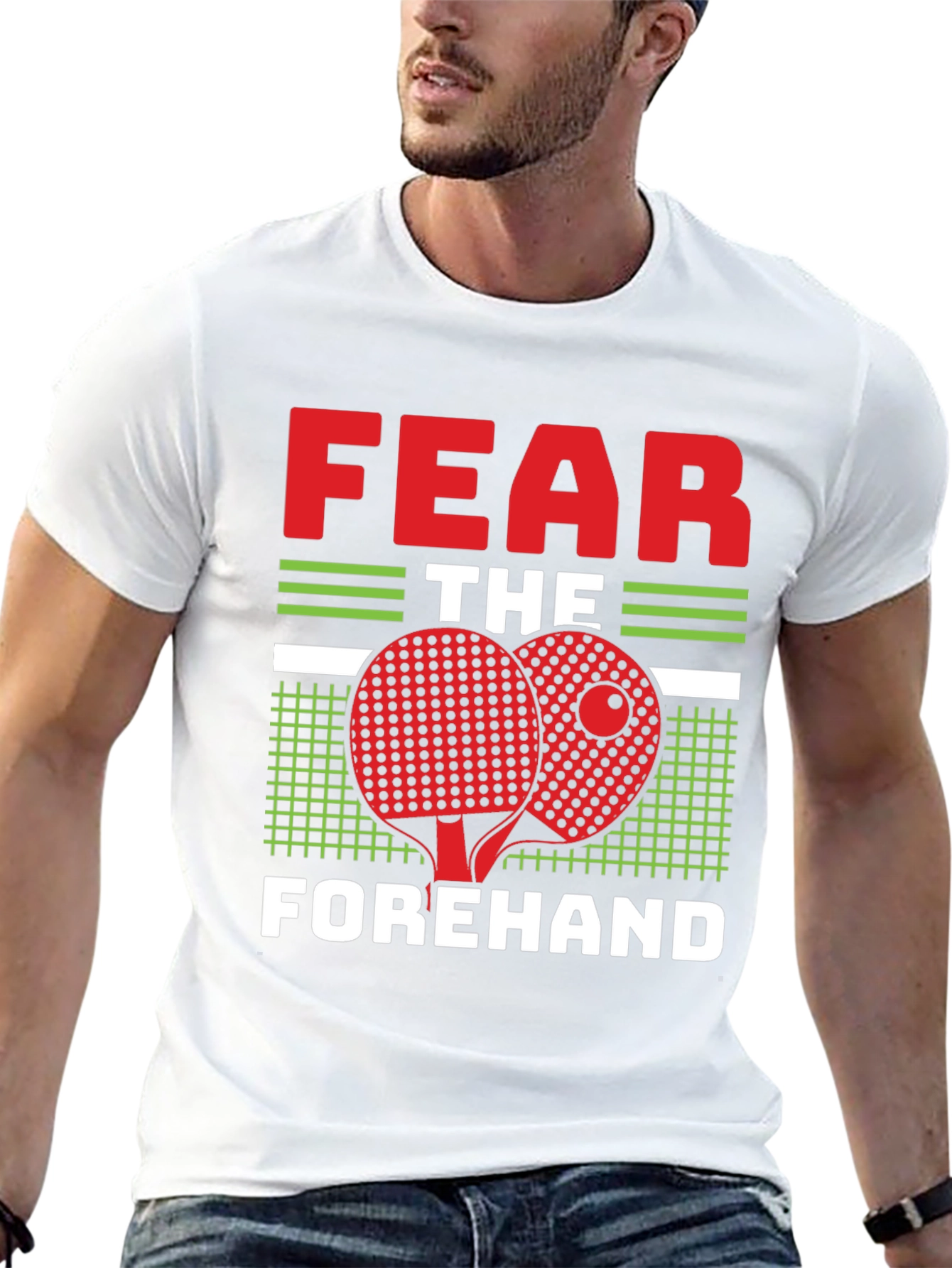 Fear the Forehand Table Tennis T-Shirt